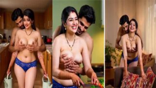 Mallu Bhabhi Boobs Presses His Nude Kinky Devar