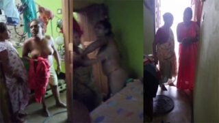Tamil Bhabi Arguing and going Naked during Leak video